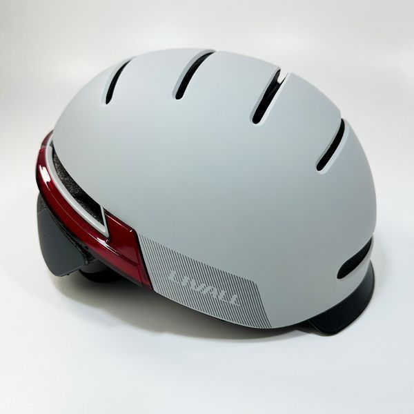 Защитный шлем Livall BH51M NEO(L) Sandstone Grey (57-61см), акустика, микрофон, сигналы поворотов и стопов, приложение, пульт BR80, Bluetooth