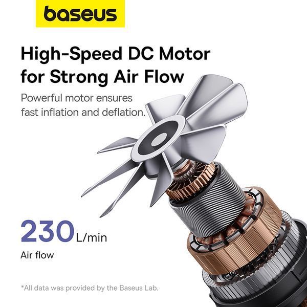Портативний насос для матраців Baseus PocketGo Portable Air Pump Stellar White