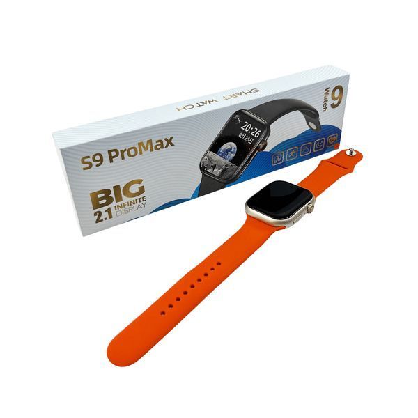 Смарт-часы BIG S9 Pro Max 45mm. IP65. 230 mAh. Orange
