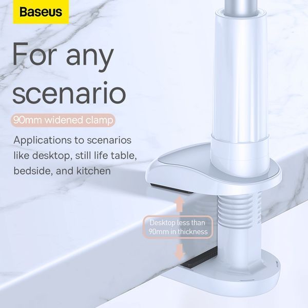 Тримач для телефона Baseus Unlimited adjustment lazy phone holder silver