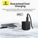 Мережевий зарядний пристрій Baseus Palm Fast Charger C+U 20W EU Cluster Black (with Baseus Mini White Cable USB-C to USB-C 60W (20V/3A) 1m Cluster Bla