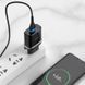 Сетевое зарядное устройство с кабелем HOCO C12Q Smart QC3.0 charger set(Type-C) 18W Black