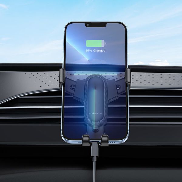 Автодержатель для телефона BOROFONE BH74 Rock Air outlet gravity car holder Black