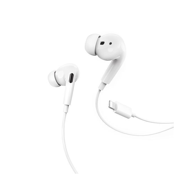 Наушники проводные HOCO M1 Pro Original (Lightning) White