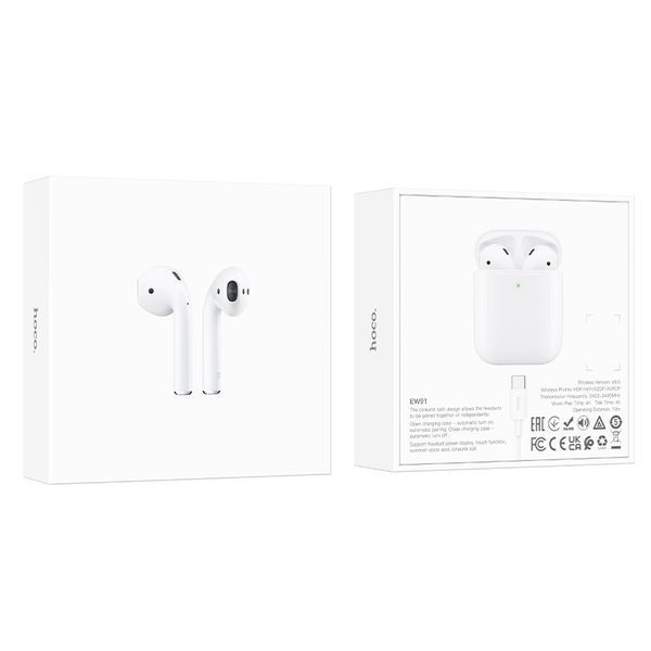 Бездротові навушники TWS HOCO EW91 White