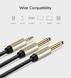 Аудіокабель UGREEN AV126 3.5mm TRS to Dual 6.35mm TS Audio Cable 2m (Gray)(UGR-10615)