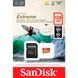 Карта памяти microSDXC (UHS-1 U3) SanDisk Extreme For Action Cams and Drones A2 128Gb class 10 V30 (R190MB/s, W90MB/s) (adapter)