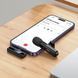 Бездротова мікрофонна система HOCO L20 Fair wireless microphone iP Black