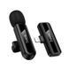 Бездротова мікрофонна система HOCO L20 Fair wireless microphone iP Black