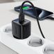 Мережевий зарядний пристрій ACEFAST A116 PD35W GaN charger (USB-A+USB-C) with digital display Black