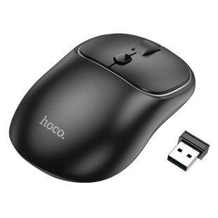 Манипулятор мышь HOCO GM25 Royal dual-mode business wireless mouse Dark Night Black