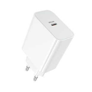 Сетевое зарядное устройство для BOROFONE BA107A Stellar single port PD30W charger (EU) White