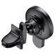 Автодержатель для телефона с БЗП HOCO CA85 Ultra-fast magnetic wireless charging car holder Black