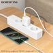 Сетевое зарядное устройство с кабелем BOROFONE BN28 Fuente single port PD30W Charger Set (C to C) (EU) White