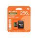 Карта памяти microSDXC (UHS-1 U3) A-DATA SPEED PLUS 256Gb Class 10 V30 A2 (R-180Mb/s W160Mb/s) (adapter SD)