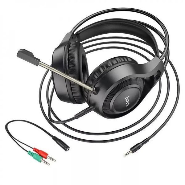 Наушники игровые HOCO W106 Tiger gaming headset Black