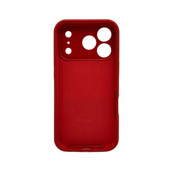 Чохол для смартфона Silicone Full Case AA Camera Protect for Apple iPhone 17 Pro 20,China Red