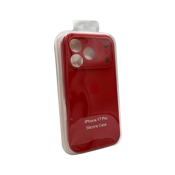 Чохол для смартфона Silicone Full Case AA Camera Protect for Apple iPhone 17 Pro 20,China Red