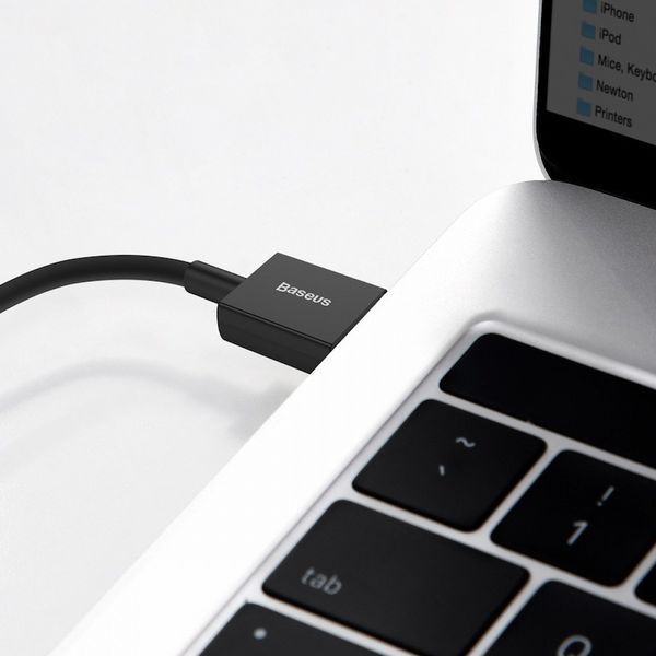 Кабель Baseus Superior Series USB to iP 2.4A 1m Black