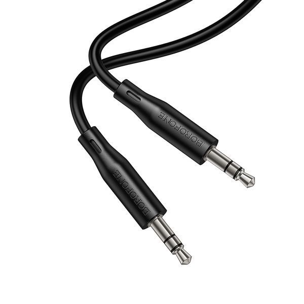Аудиокабель BOROFONE BL26 3.5mm male to 3.5mm male, TPE, 1m Black