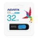 Флеш-накопитель ADATA USB 3.2 UV 128 32Gb Black/Blue